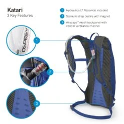 Osprey Katari 7 -Foxe Style Shop 63719 osprey katari 7 black