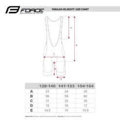 Force Kid - Cyklistické Kalhoty S Vložkou -Foxe Style Shop 75710 force kid cyklisticke kalhoty s vlozkou