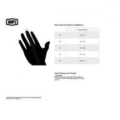 100% Sling MX Glove 7 100% Sling MX Glove -Foxe Style Shop 76390 100 sling mx glove